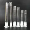 Bongs Downstems 14mm Female Pipe Thick Diffuser Smoking Glass Pipes 14 18Female Diffused with 6 cuts for Water Pipes Slide Stem Bowl