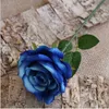 ein einziger Stamm stieg Blume künstlicher Samt roses30cm lang 9 Farben DIY Hochzeit Brautstrauß Floristikzubehör