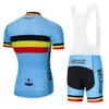 Moxilyn 2020ベルギーサイクリングジャージーセットMTBユニフォーム自転車衣類通気性自転車服服を着た男子短いMaillot Culotte305a