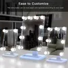 Hollywood Style LED Vanity Lustro Lustro Zestaw ze ściemnialnymi żarówkami, pasek na urządzeniu oświetleniowym do makijażu Vanity Table zestaw w garderobie