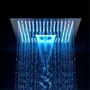 LED Multi-functional Lights Bathroom Shower Faucet Cold Mixer Set Mixing Valve Atomizing Rain Head Functions