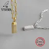 S'steel 925 Sterling Silver Hangers Kettingen Goud Cadenas de Plata Mujer Wedding Geschenken voor gasten Bijoux Femme 2019 Sieraden CX200609