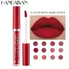 Handaiyan sexy Lipgloss Basis Flüssige Lippenstifte Organizer Mattes Finish wasserdicht langlebig Mini Dünne Röhrchen Großhandel Lipper Make-up Lipgloss