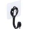 Hooks & Rails Cute Swan Key Hook Self Adhesive Wall Decor Hanger Animal Pattern Coat Sundries Storage Rack Design1