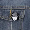 Cool Girl Enamel Broche Japonês Classic Filme Personagem Pins Punk Jewelry Presente para amigos