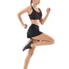 Активная теннисная юбка с внутренними шортами спортивные спортзал фитнес -фитнес -бег йога пробегает короткие женские юбки против экспозиции короткая юбка