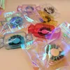 CRYSTAL CANDY WRAPPER EYFRASS FALL för 25 mm fransar 3D Mink Strips Bomb Eye Lashes Drop fdshine8369867