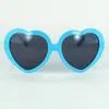 DHL Gratis Ship Love Heart Kids Solglasögon Söt hjärtan Form Frame Fashion Sun Glasses UV400 6 Färger