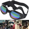 Hundsolglasögon husdjursglasögon, justerbara huvud- och hakremmar, ögonskydd för små till medelstora hundar