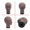 Afro Female Mannequin Head For Wig Making Manikin Model Making Styling Practice Hairdressing Hat Stand 54cm2208287