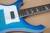 Factory Custom Left Handed Blue 4String Electric Bass Guitar med Rosewood FingerboardChrome Hardwaresoffer Anpassad8377395