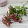 Branches de fleurs artificielles en plastique, fausses plantes de pistache pour fête à domicile, décoration de mariage à faire soi-même, fournitures d'arrangement floral, nouvelle collection