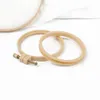 9-20CM 5 Size Plastic Frame Embroidery Hoop Ring DIY Needlecraft Cross Stitch Machine Round Loop Hand Household Sewing Tools