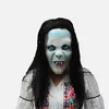 Sadako Mask Halloween Devil Masks Cosplay Kostym Skrämmande Terror Mask Halloween Vendetta Sadako Pullover Scary Zombie Party Bride Masks
