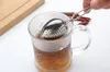 6 styles Stainless Steel Tea Strainer Tea Spoon Seasoning Infuser Star Shell Oval Round Heart Shape Strainer Teaware YD0451