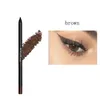 Make -up waterdichte bruine donkere bronzen eyeliner potlood oog schuine borstel set longlasting eyeliner pen gladde snel droge ogen cosmetica too3310712