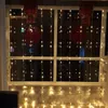 3M*3M 6M*3M 640 Led Waterfall String Curtain Light Leds Water Flow Christmas Wedding Party Holiday Decoration Fairy String Lights waterproof