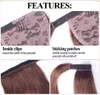 100 Human hair wavy pony tail hairpiece wet wavy ponytail wraps clip in natural women hair extension 120g