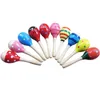 20 pièces bébé enfant Percussion infantile tambourin boule en bois sable marteau hochet jouet Musical Instruments en gros