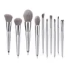 Beautiful Pro Loose powder Makeup brushes set 10Pcs brush tools for Eye shadow blush cosmetics super soft nylon hair DHL Free