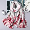 Wholesale-luxury designer silk scarf China Wind mulberry silk printed gift scarf long shawl manufacturer wholesale