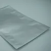 Matlagringspåsar, 100st / Lot Silver Matte Aluminiumfolie Plattpåse-Top Open Heat Seal Mylar Plating Plast Sack, Kaffeböna Förpackning Sachet