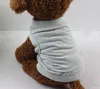 Pet T Shirts Solid Dog Clothes Fashion Top Shirts Vest Cotton Clothes Dog Puppy Small Dog Clothes Cheap Pet Apparel JXW210