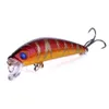 Nuovo arrivo 70MM 8 colori Minnow Fishing lure 40pc / lot Attrezzatura da pesca Minnow 7CM 8.1G Giappone amo da pesca manovella esca spedizione gratuita