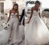 Boho Yaz Beach Gelinlik Sweetheart Dantel Aplikler Plaj Gelinlik Düğün için ucuz Custom Made Gelinlikler