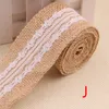 100 Stück 2 m 5 cm natürliches Jute-Sackleinen-DIY-Band, rustikale Vintage-Hochzeitsdekoration, Sackleinen-Spitze, Jute-Rolle, Frohe Weihnachten, Partyzubehör