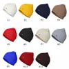 Ebeveyn-Çocuk Örme Yün Şapka Kış Örme Katı Renkler Şapka Sıcak Yumuşak Ebeveynler Çocuk Örme Şapkalar Açık Slouchy Kapaklar RRA1681