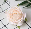 9 CM 9 Couleur Têtes De Fleurs Artificielles Rose Pour DIY Supermarché Fond Route Led Mariage Soie Fleur Décorative Fleur Bouquet GB632