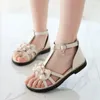 Girls Sandals For Children New Summer Fashion Princess Pearl Soft Child Student Flat Sandals