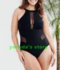 flexible stylish Bikini Sets Triangle Sexy swimwear women's fat women's solid mesh splicing soft swimwear plus Big large high waist Bikinis