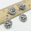 100pcs Bird's Nest Charms Pendants Retro Jewelry Accessories DIY Antique silver Pendant For Bracelet Earrings Keychain 18*15mm