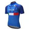 Équipe Italie Cyclisme Manches Courtes Jersey Cuissard Ensembles Nouvelle Arrivée Hommes Été Séchage Rapide VTT Vêtements De Course En Plein Air U40750