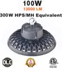 200W 150W 100W UFO High Bay LED-licht met bewegingssensor, 26000LM, 5000K, dimbaar, 800W-equivalent, super heldere LED-magazijnverlichting