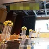Novo estilo de festa de Casamento pilares de decoração de palco com peças centrais do candelabro de mesa de acrílico top0854