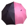 Creative Automatic Dos Person Paraguas Área Grande Doble Amante Parejas Moda Multifuncional Avance de viento1