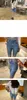 Nieuw ontwerp dames zomer bodycon tuniek slanke taille denim jeans gescheurde gaten patchwork knielengte vijfde broek half lange trous227M