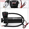 Uniwersalny DC 12V 480c MAXPOWER 200 PSI OUTLET 3/8 lub 1/4 kompresor zawieszenia pneumatycznego samochodu/pompa PQY-VAC01