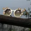 لون القط النساء نظارات حجر الراين حول الأنثى نظارات اليدوية الكريستال الماس نظارات الشمس النظارات FML
