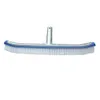 Swimming Pool Brush Polished Aluminum Back Pool Cleaning Brush Head Designed for Cleans Walls Tiles Floors