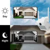1080p HD LED WIFI Utomhus Courtyard Garden Front Back Door Solar Energy Low Power Camera Wireless Surveillance App Control