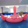 5M huge Inflatable Unicorn Flamingo Pool Float flamingo yacht Swimming Float Lounge Raft Summer Pool for Party Big Swim pool for 6319b