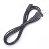 1.2M Cordon électrique EU Câble d'alimentation 2Pin Câble 1.2 Mètre 250V 2.5A US AC Cordon d'alimentation Royaume-Uni Câble d'alimentation Câble d'alimentation pour PC Electrique