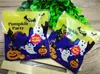 Selbstklebende Halloween-Süßigkeitstüte, Kürbis, selbstklebende Keks-Süßigkeitstüte, Leckerli- oder Trick-Kekstüte, 100 Stück/Set