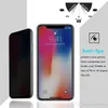 Screen Protector For 15 14 XR XS MAX X 8 7 6 Privacy Tempered Glass LCD Anti-Spy Film Screen Guard Cover Shield