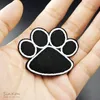 Footprint (Size:5.5X4.2cm) DIY Cloth Badges Patch Embroidered Applique Sewing Label Clothes Stickers Apparel Accessories