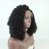 Perukkvinnor är uppdelade i litet lockigt hår 13*4 Halfhand Hook Front Lace Chemical Fiber Wig Wig